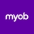 The logo for MYOB